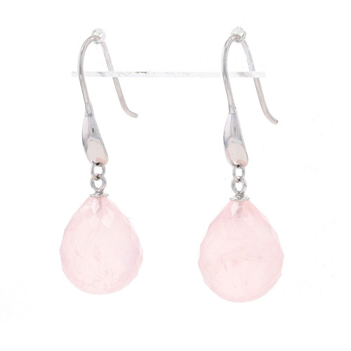 Wholesale Rose Quartz Dangle Earrings - Pandahall.com